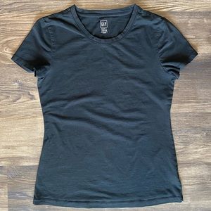 Womens Black Short Sleeve Tshirt Small - GAP
